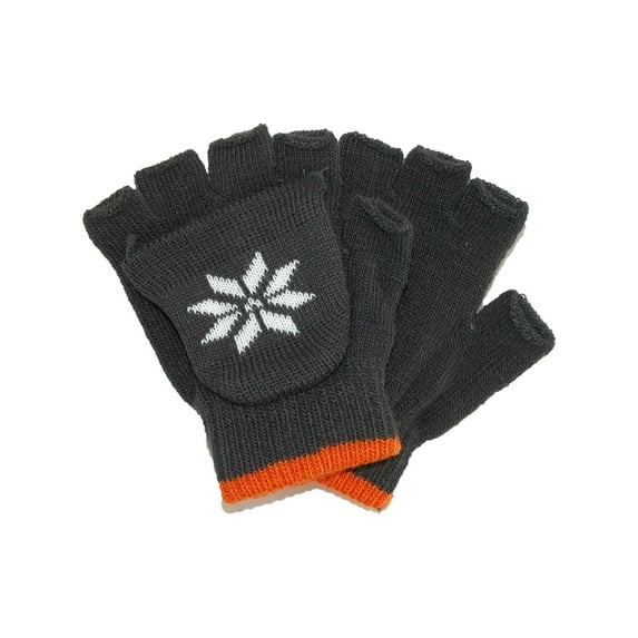 CTM Kids' Stretch Convertible Fingerless Winter Gloves