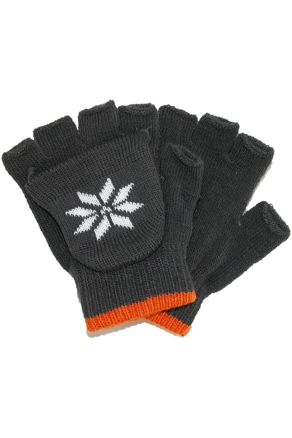 Kids' Stretch Convertible Fingerless Winter Gloves