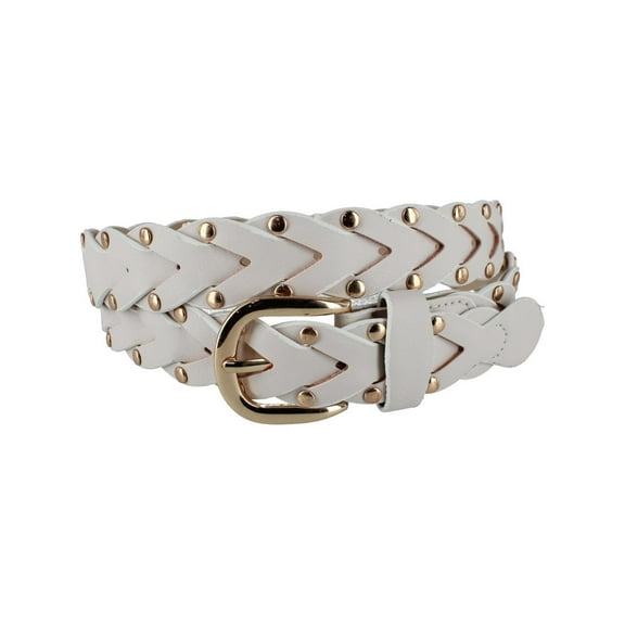 CTM  Braided Studded Dress Belt (Women)