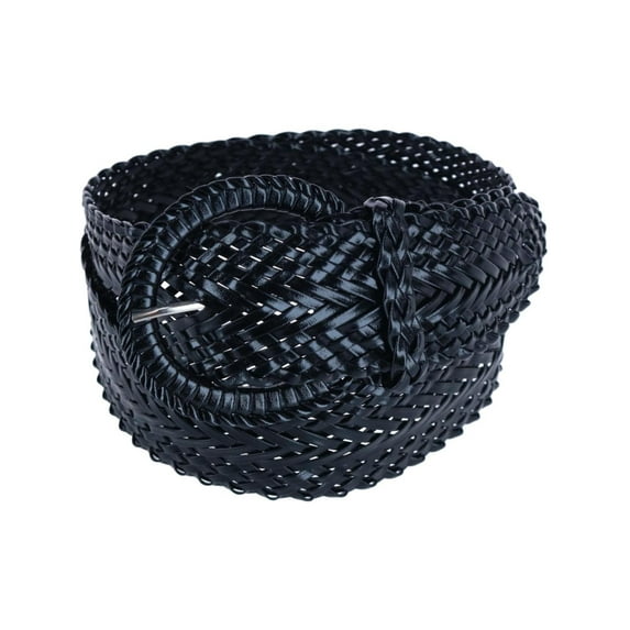 CTM Braided Wide Belt with Matching Buckle (Women)