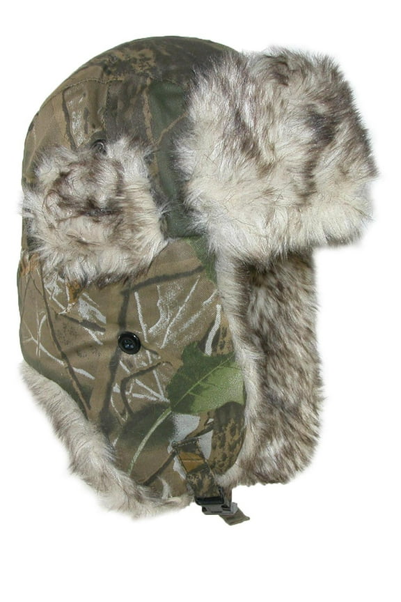 Camo Winter Aviator Hat with Ear Flaps (Men)