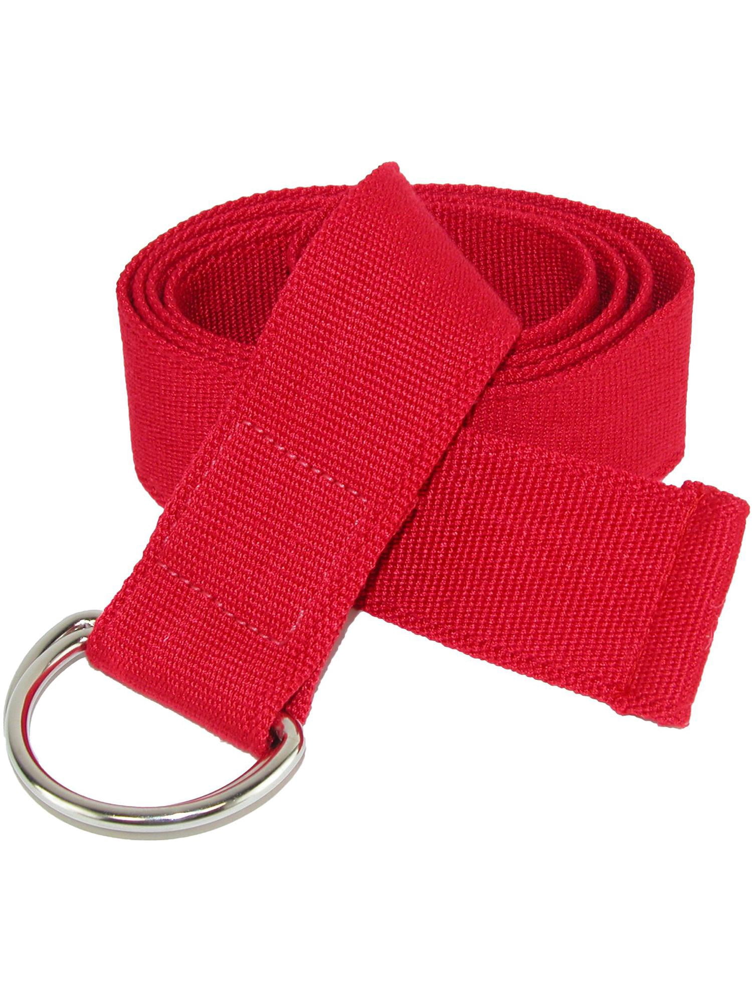 CTM Canvas  Belt with D Ring Buckle