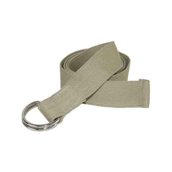 CTM Canvas Web Belt with D Ring Buckle