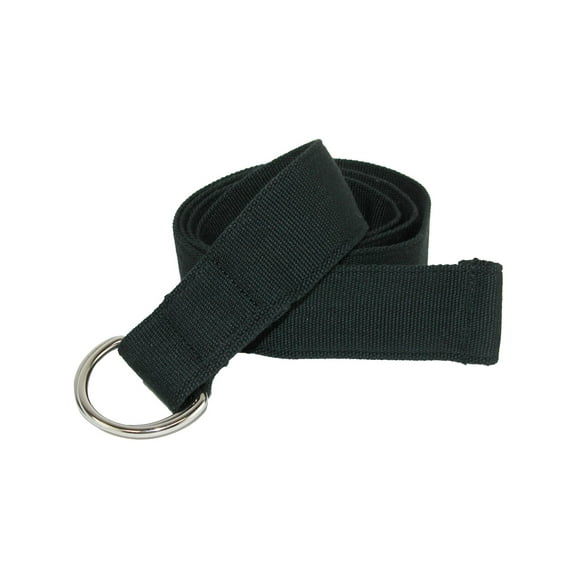 CTM Canvas Web Belt with D Ring Buckle