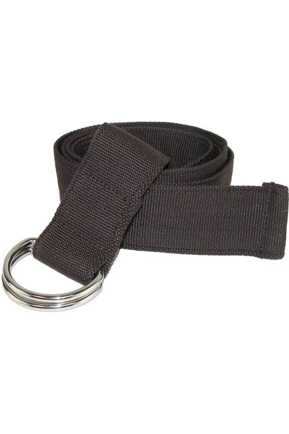 Canvas Web Belt with D Ring Buckle