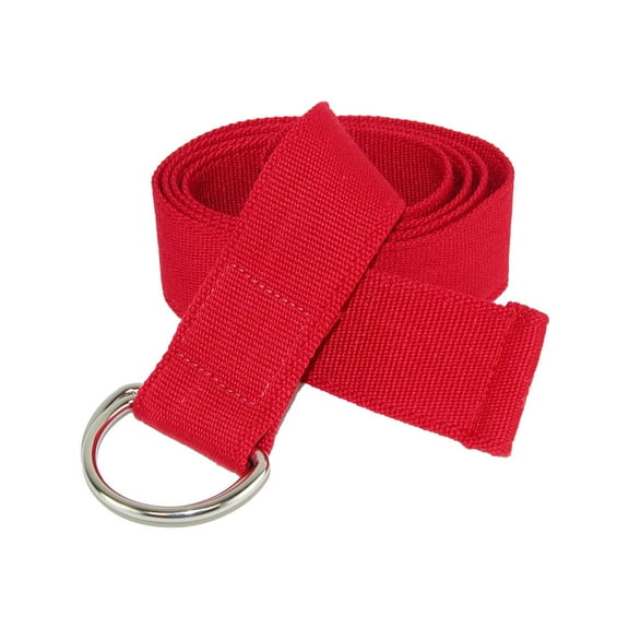 CTM Canvas Web Belt with D Ring Buckle