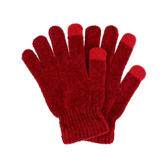 CTM Chenille Winter Gloves (Women)