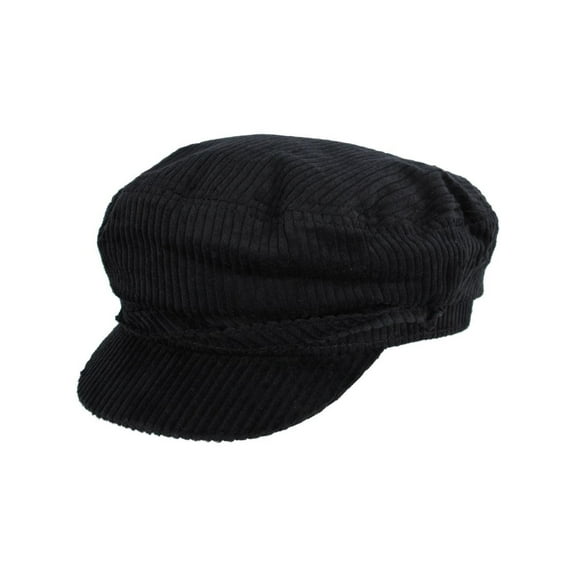 CTM Chunky Corduroy Cabbie Hat (Women)