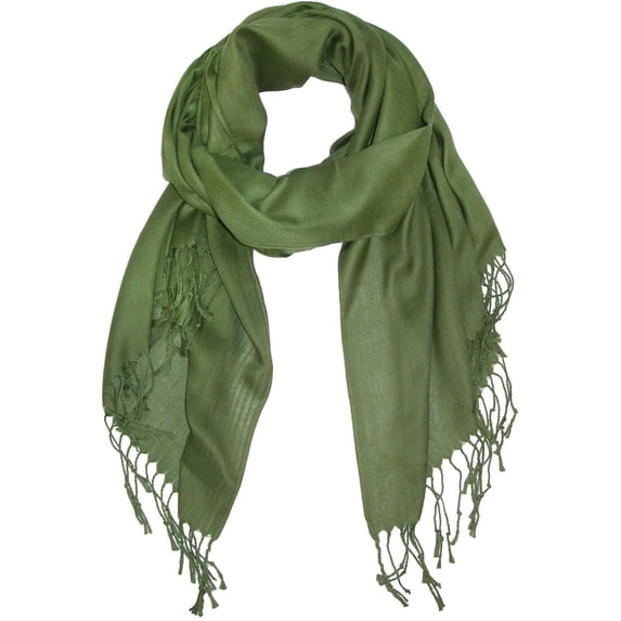 CTM Classic Pashmina Style Shawl Wraps (Women)