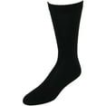 thumbnail image 1 of CTM  Classic Soft & Comfortable Black Dress Socks (6 Pairs) (Men), 1 of 3