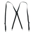 thumbnail image 1 of CTM Coated Leather Clip-End 3/4 Inch Suspenders, 1 of 4