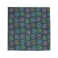 thumbnail image 1 of CTM Colorful Dog Paw Print Bandana, 1 of 4