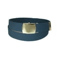thumbnail image 1 of CTM Cotton Adjustable Belt with Brass Buckle, 1 of 4