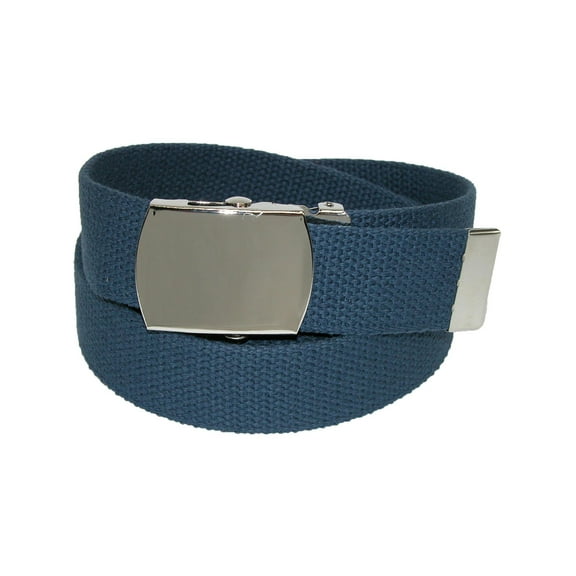 CTM Cotton Adjustable Belt with Nickel Buckle