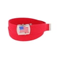 thumbnail image 1 of CTM Cotton Adjustable Belt with U.S.A. Flag Buckle, 1 of 4