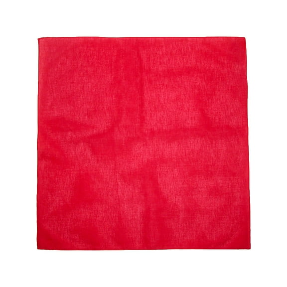 CTM Cotton All Purpose Solid Bandana (Pack of 5 of Same Color)