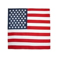 thumbnail image 1 of CTM Cotton American Flag Bandana, 1 of 1