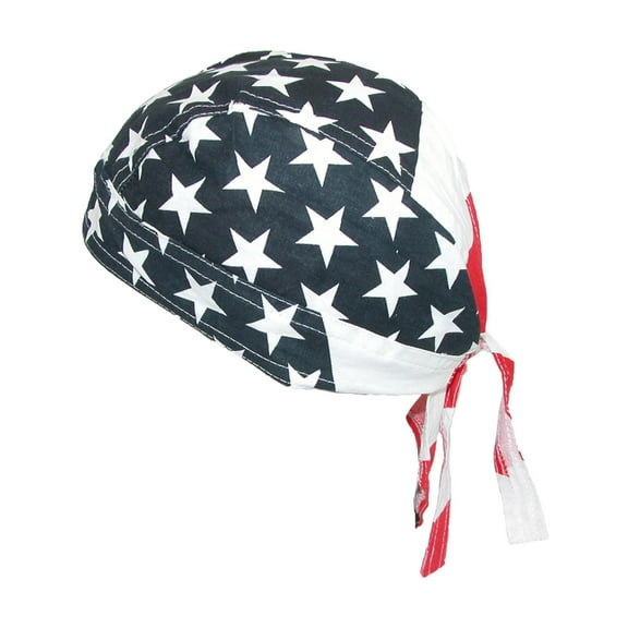 CTM  Cotton American Flag Do Rag Cap (Men)
