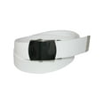 thumbnail image 1 of CTM  Cotton Belt with Nickel Finish Buckle (Pack of 3) (Men Big & Tall), 1 of 4