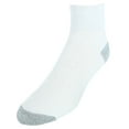 thumbnail image 1 of CTM  Cotton Blend Ankle Socks (4 Pair Pack) (Men), 1 of 2