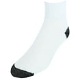 thumbnail image 1 of CTM  Cotton Blend Ankle Socks (4 Pair Pack) (Men), 1 of 2