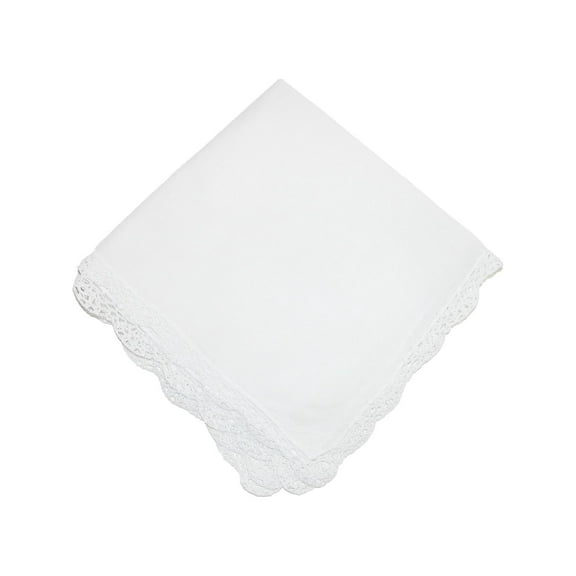 CTM  Cotton Bonnie Lace Handkerchief (Women)