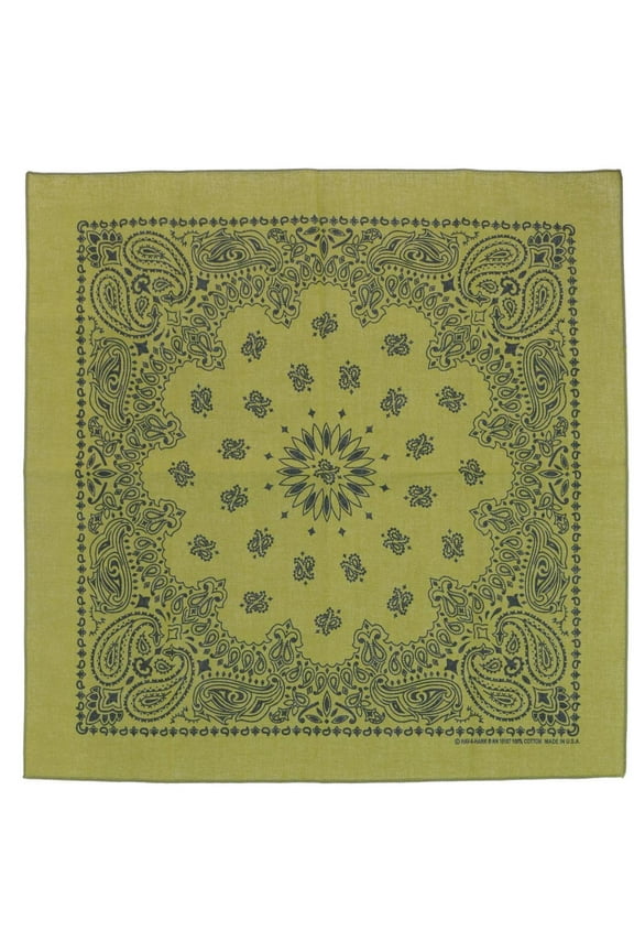 Cotton Contemporary Paisley Print Bandana