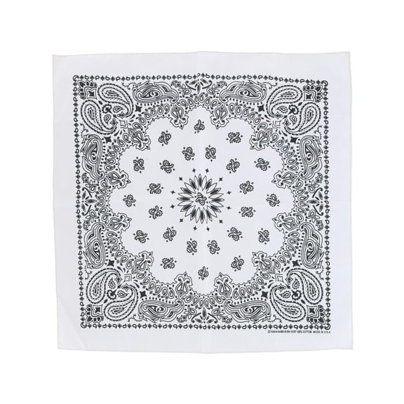 CTM Cotton Contemporary Paisley Print Bandana