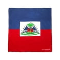 thumbnail image 1 of CTM Cotton Haitian Flag Bandana, 1 of 2