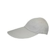 thumbnail image 1 of CTM Cotton Long 5 Inch Bill Visor Baseball Cap, 1 of 3