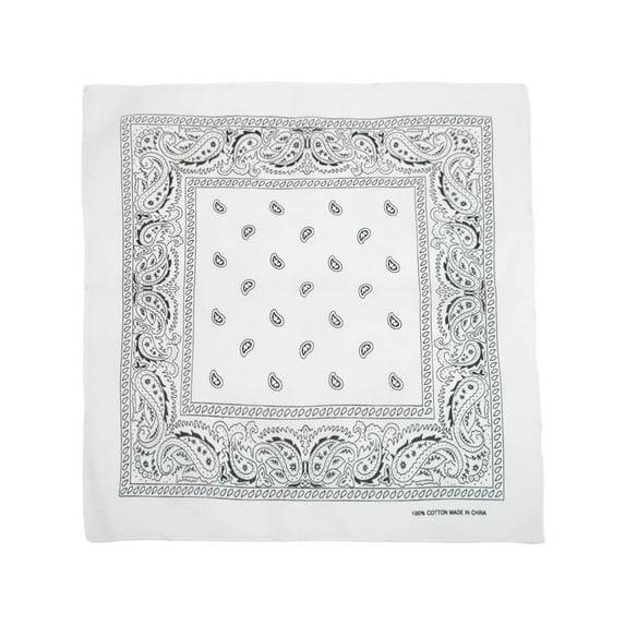 CTM Classic Cotton Paisley Bandana - All-Purpose Function and Style