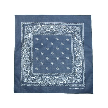 CTM Classic Cotton Paisley Bandana - All-Purpose Function and Style