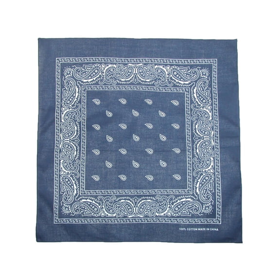 CTM Classic Cotton Paisley Bandana - All-Purpose Function and Style