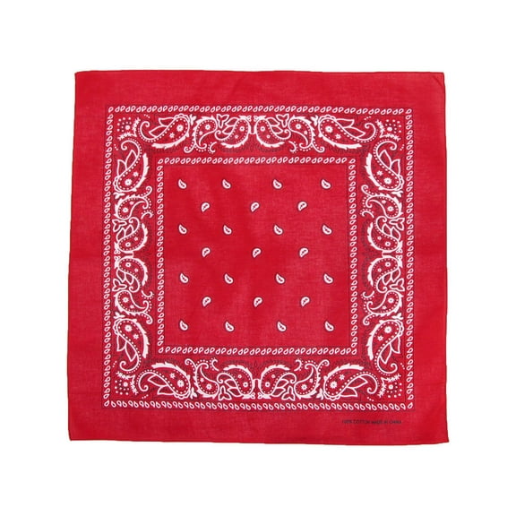 CTM Classic Cotton Paisley Bandana - All-Purpose Function and Style