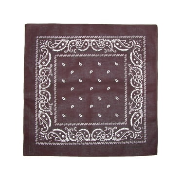 CTM Classic Cotton Paisley Bandana - All-Purpose Function and Style