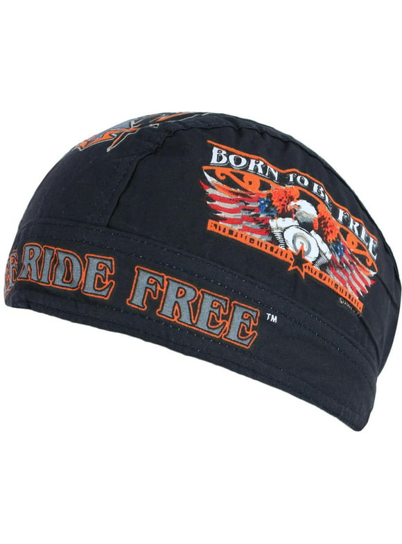 CTM Cotton Premium Lined Born to be Free Do Rag