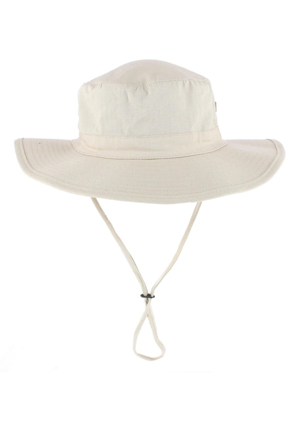 Cotton Safari Bucket Hat with Chin Cord (Men)