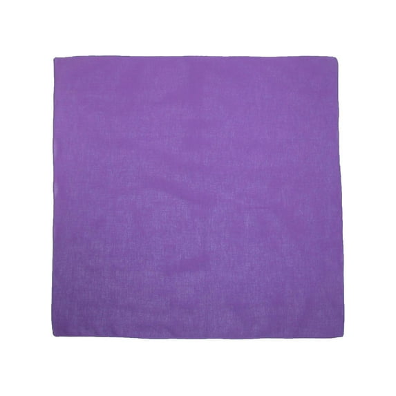 CTM Cotton Solid Color Bandanas (Pack of 5 of Same Color)