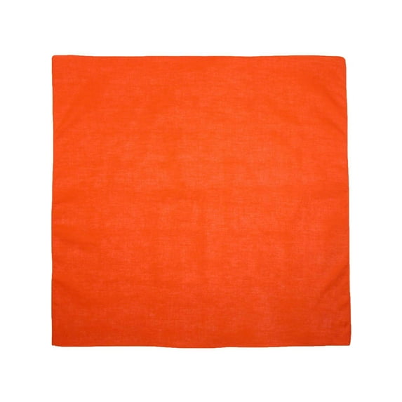 CTM Cotton Solid Color Bandanas (Pack of 5 of Same Color)