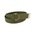 thumbnail image 1 of CTM Cotton Web 1.25 Inch Belt with D Ring Buckle, 1 of 2