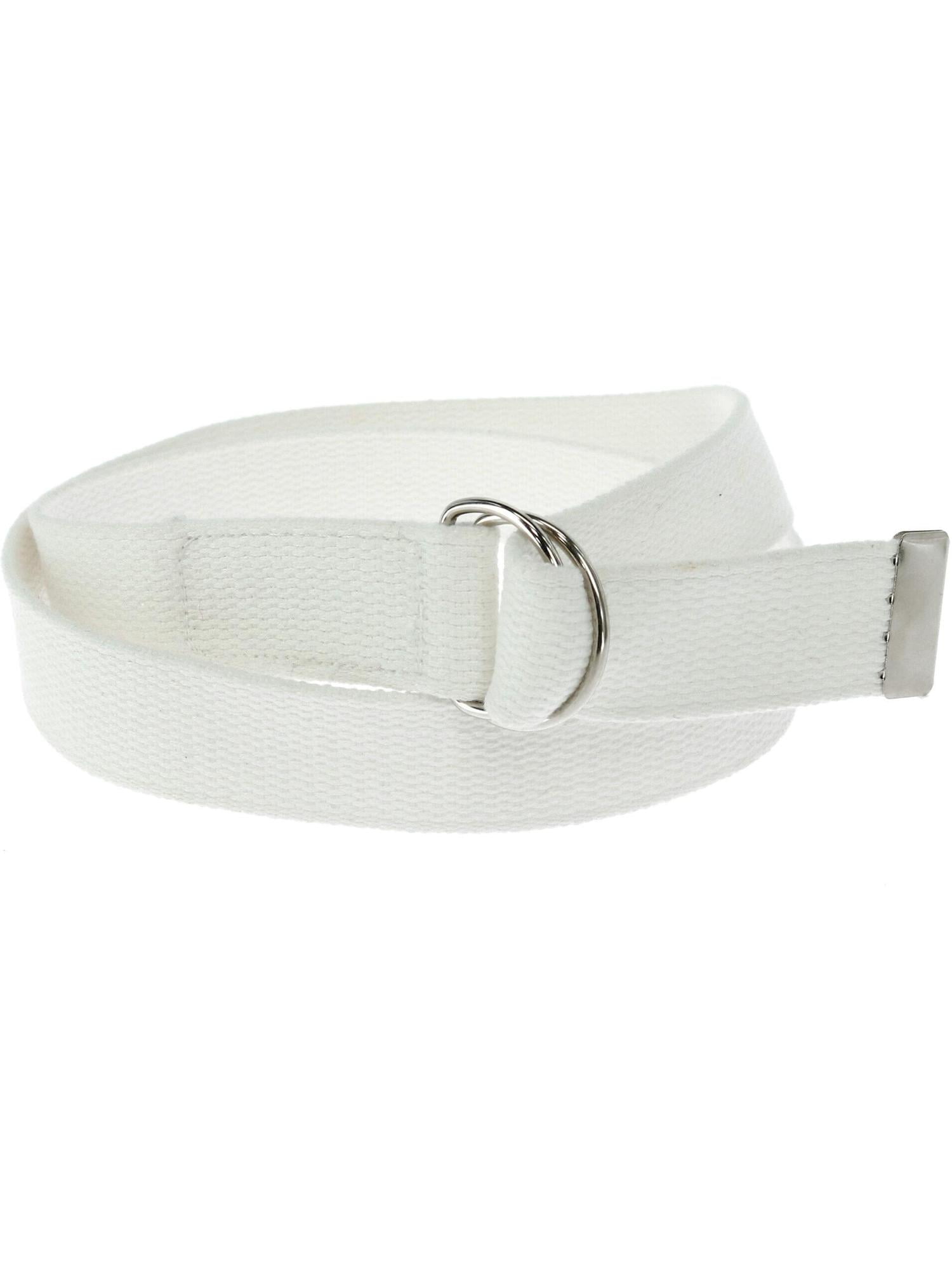 WHIPPY Men's Nylon Belt, Web Canvas Belt with Plastic Buckle