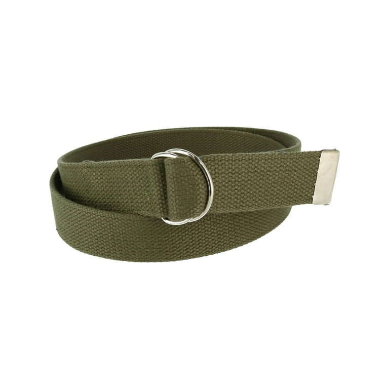 Belt 1.25 Web Black or Olive Drab Belt & Buckle