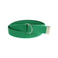 thumbnail image 1 of CTM Cotton Web 1.25 Inch Belt with D Ring Buckle, 1 of 2