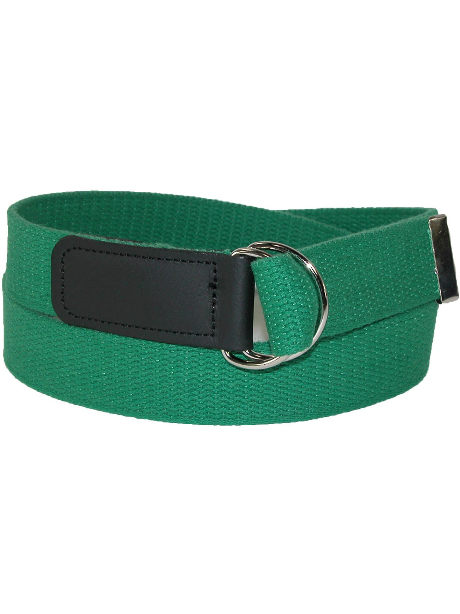 CTM Cotton Web Belt with Double D Ring Buckle (Women display picture 3