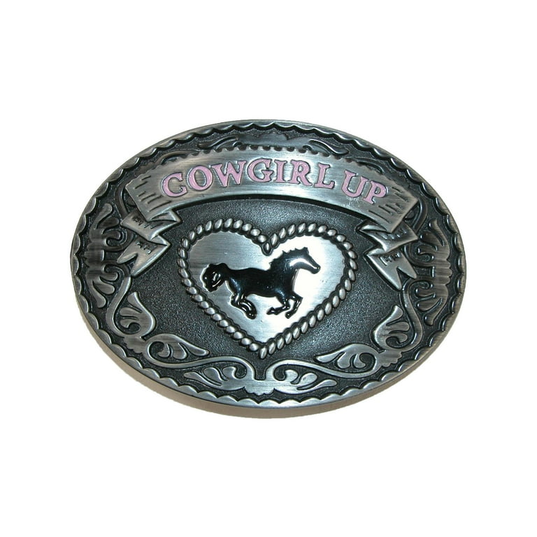 Cowgirl up belt best sale buckle