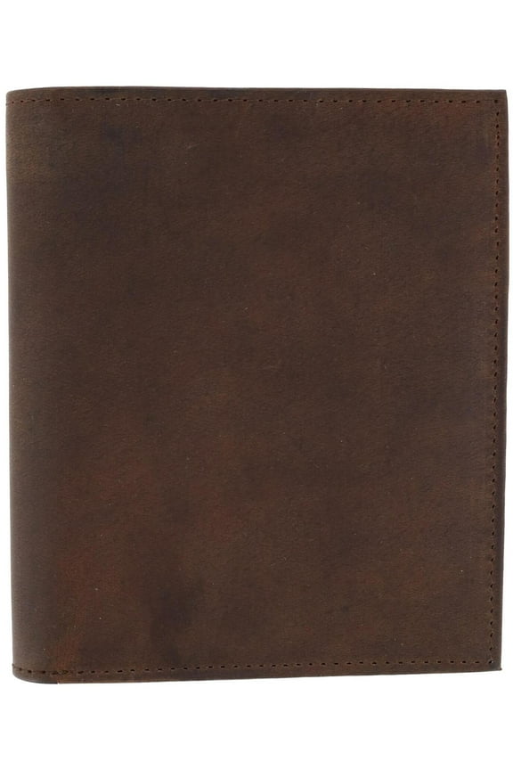 Distressed Hunter Leather RFID Hipster Wallet (Men)