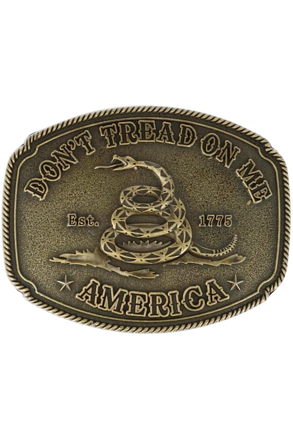 Don't Tread on Me American Belt Buckle