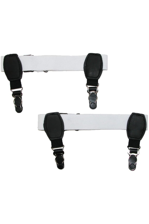 Elastic 1 Inch Double Clip Sock Garters