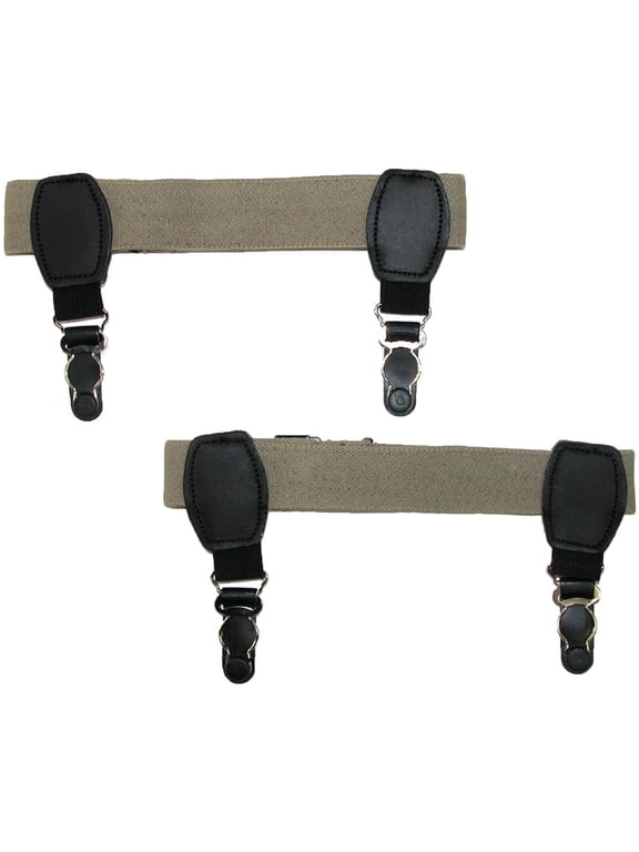 Elastic 1 Inch Double Clip Sock Garters