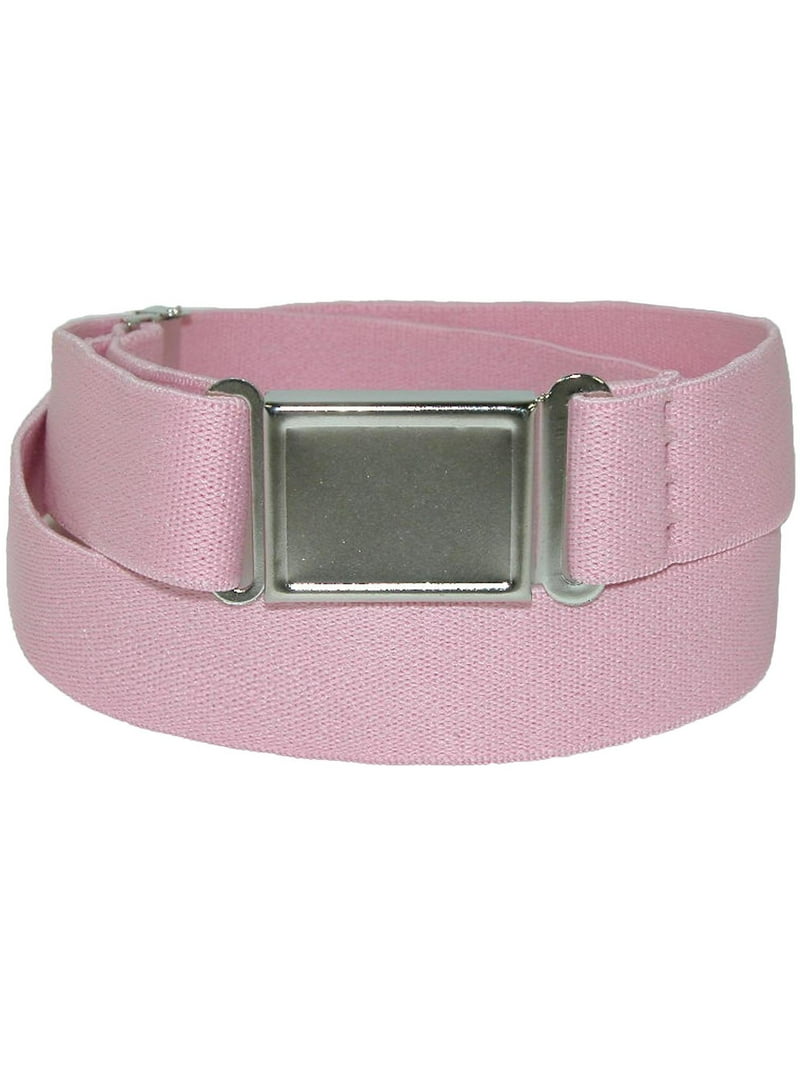 6527 Plus Size Elastic Belt With Magnetic No Show Flat Buckle, Light CTM Plus Size Elastic Belt with Magnetic No Show Flat Buckle  main image 2